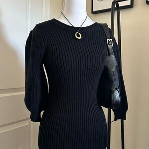 SOLD ‼️Lovers + friends ribbed sweater dress